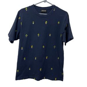 The Hundreds Shirt‎ Men Medium Blue Cotton Lightweight Casual Short Sleeve Tee